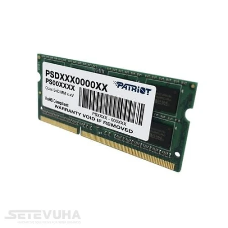 Оперативная память Patriot Signature Line SO-DIMM DDR3 4ГБ (PSD34G1600L2S)