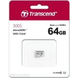 Карта памяти Transcend 300S microSD 64ГБ (TS64GUSD300S)