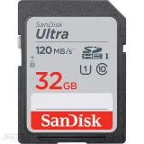 Карта пам'яті SanDisk Ultra SD 32ГБ (SDSDUN4-032G-GN6IN)