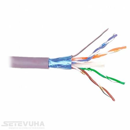 Кабель вита пара Kingda FTP Cat 5e LSZH 4 + 2 х 2 (KDFT8004-LSZH)