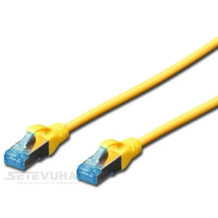 Патч-корд DIGITUS UTP Cat. 5e 5 м PVC Желтый (DK-1512-050/Y)