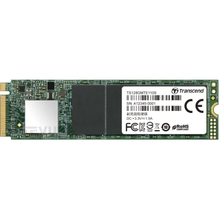 SSD диск Transcend MTE110S 128ГБ PCIe 3.0 x4 М.2 2280 3D TLC (TS128GMTE110S)