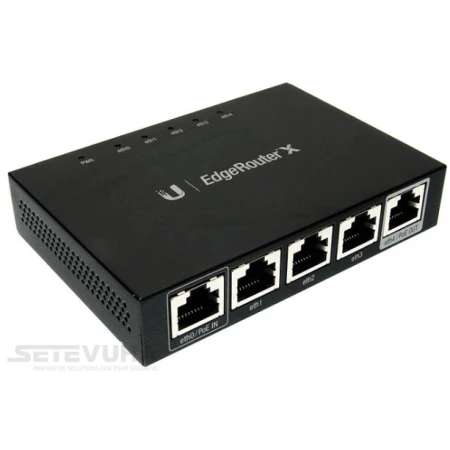 Провідний маршрутизатор Ubiquiti EdgeRouter X GbE (ER-X)