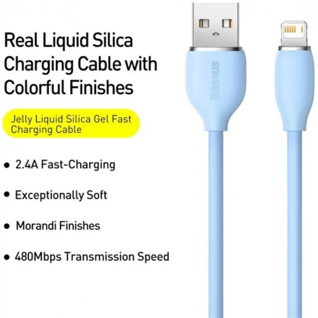 Кабель BASEUS USB Type A - Apple Lightning 2 м (CAGD000103)