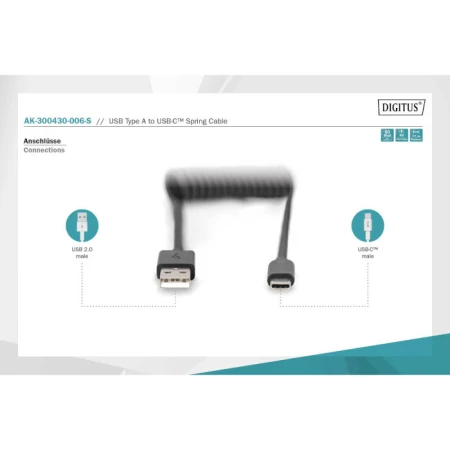 Кабель DIGITUS (AK-300430-006-S)