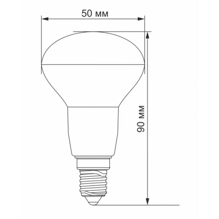 Лампочка Videx E14 6 Вт 3000К (VL-R50e-06143)