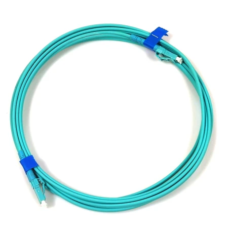 Патч-корд оптический CMS LC-LC UPC MM(OM3) Duplex 15м (UPC-15LCLC(MM)D(ON)S)