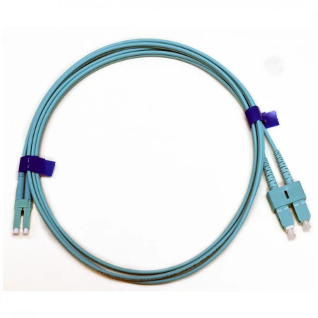 Патч-корд оптический CMS SC-LC UPC MM(OM3) Duplex 3м (UPC-3SCLC(MM)D(ON)S)