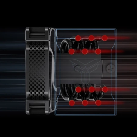 Кулер JONSBO (HX6210 Black)