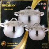 Набор кастрюль Bohmann 3 шт. (333-06-BH)