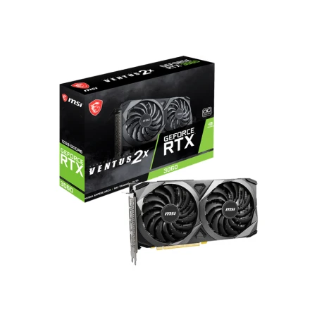 Видеокарта MSI GeForce RTX 3060 GDDR6 12 ГБ (RTX 3060 VENTUS 2X 12G OC)