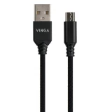 Кабель Vinga USB Type A - USB Micro-B 5 Pin 1 м USB 2.0 (VCPDCMBN21BK)