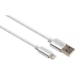 Кабель Vinga USB Type A - Apple Lightning 1 м USB 2.0 (VCPDCLNB1S)