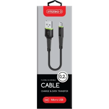 Кабель Intaleo USB Type A - Micro-USB 0.2 м (1283126487422)