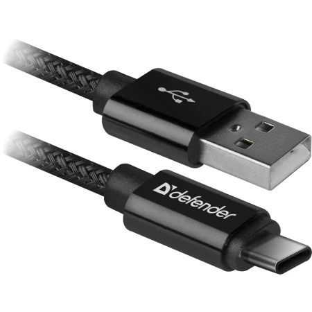 Кабель Defender USB Type A - USB Type C 1 м USB 2.0 (87814_Defender)