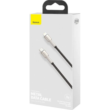 Кабель BASEUS USB Type C - Apple Lightning 2 м USB 2.0 (CATLJK-B01)