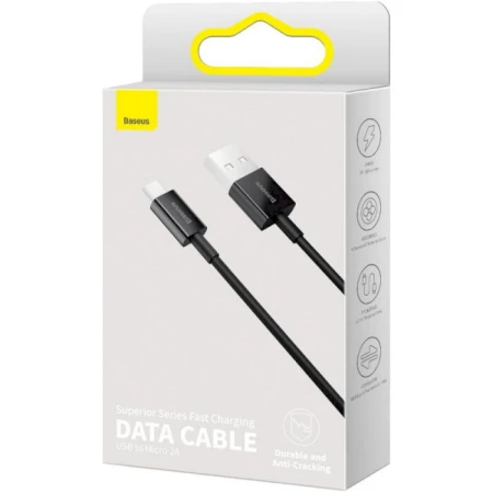 Кабель BASEUS USB Type A - Micro-USB 1 м USB 2.0 (CAMYS-01)