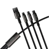 Кабель BASEUS USB Type A - Micro-USB USB Type C Apple Lightning 1.5 м (CAMLTWJ-01)