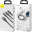Кабель BASEUS USB Type A - Micro-USB USB Type C Apple Lightning 1.5 м (CAMLTWJ-01)