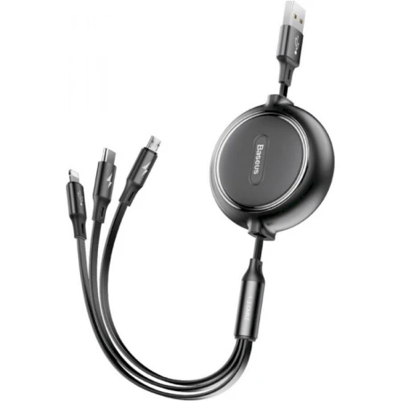 Кабель BASEUS USB Type A - Micro-USB USB Type C Apple Lightning 1.2 м USB 2.0 (CAMLT-JH01)
