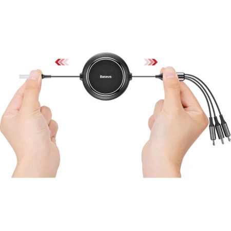 Кабель BASEUS USB Type A - Micro-USB USB Type C Apple Lightning 1.2 м USB 2.0 (CAMLT-JH01)