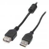 Кабель Maxxter USB Type A - USB Type A 1 м USB 2.0 (UF-AMAF-1M)