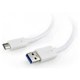 Кабель Cablexpert USB Type A - USB Type C 3 м USB 3.0 (USB 3.1 Gen 1) (CCP-USB3-AMCM-W-10)