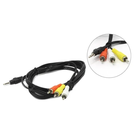 Кабель Cablexpert mini-jack 3.5 мм - RCA 2 м (CCA-4P2R-2M)