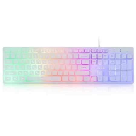 Клавиатура Vinga игровая проводная (KB410 White)