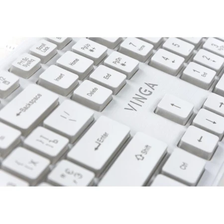 Клавиатура Vinga игровая проводная (KB410 White)