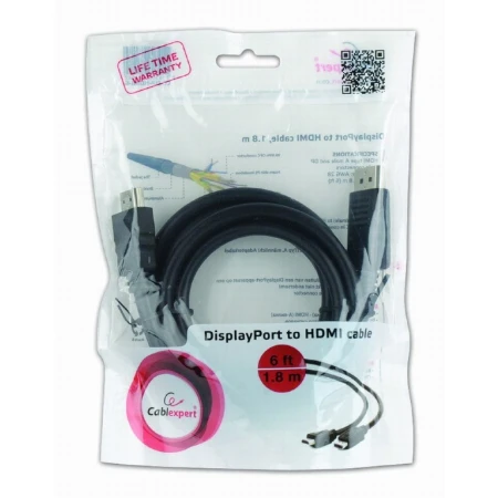 Кабель Cablexpert DisplayPort - DisplayPort 1.8 м (CC-DP-6-1.8м)