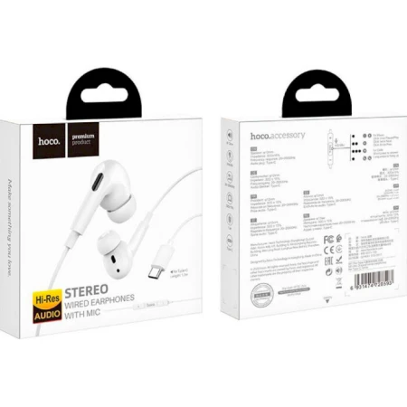 Наушники HOCO M101 Pro Crystal Type-C (6931474782403)