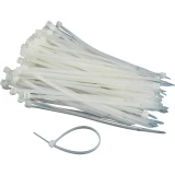 Стяжки кабельные Cablexpert 2.5х100 мм Белый 100 шт (NYT-100/25)