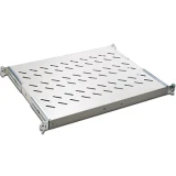 Полиця Lande 19" 1U 400мм чорна (LN-RAF-SBT-D600-LG-UNV)