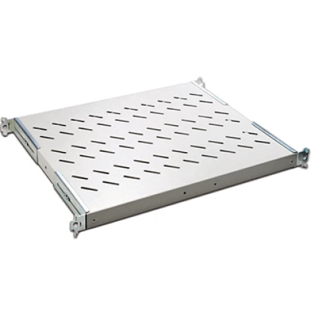 Полиця Lande 19" 1U 400мм чорна (LN-RAF-SBT-D600-LG-UNV)