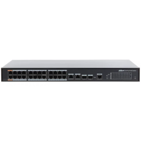 Комутатор Dahua L2 PoE (DH-PFS4226-24ET-240)