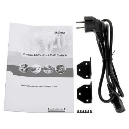Комутатор Dahua L2 PoE (DH-PFS4226-24ET-240)