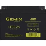 Акумуляторна батарея Gemix 24 Аг AGM 12 В (LP12-24)