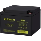Акумуляторна батарея Gemix 24 Аг AGM 12 В (LP12-24)