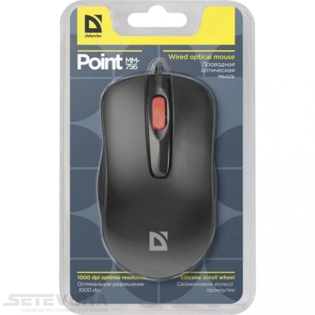 Мышь Defender Point MM-756 проводная (52756_DEFENDER)