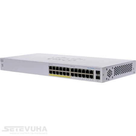 Коммутатор Cisco PoE (CBS110-24PP-EU)