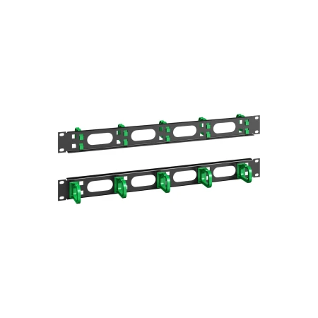 Кабельный организатор Conteg Односторонний кольцо Горизонтальный 1U (DP-VP-P1-GN)