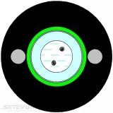 Оптический кабель Одескабель SM 24 волокна ОКТБг (ОКТБг-М(2,7)П-2*12Е1)