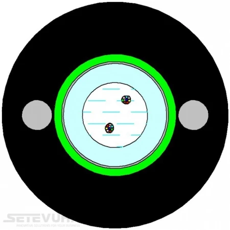 Оптический кабель Одескабель SM 24 волокна ОКТБг (ОКТБг-М(2,7)П-2*12Е1)