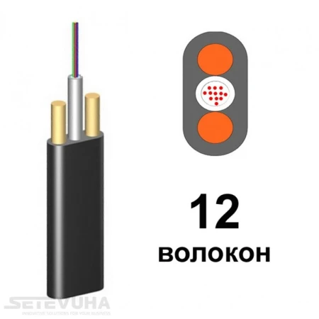 Оптический кабель Одескабель SM (G.652D) 12 волокон ОКАДт-Д (ОКАДт-Д(1,5)П-12Е1)