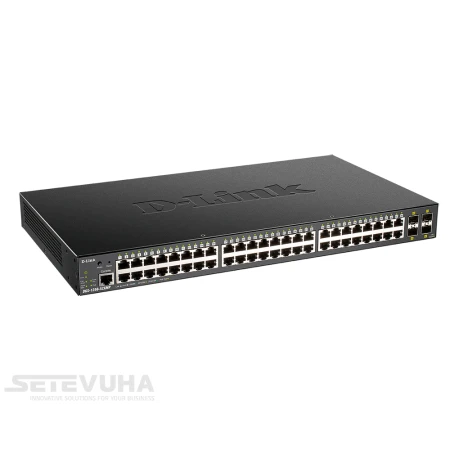 Комутатор D-Link L2 PoE (DGS-1250-52XMP)