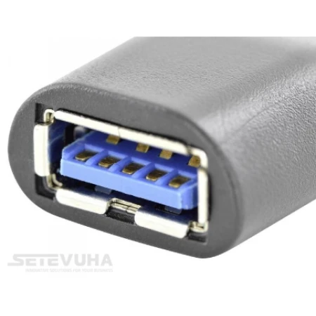 Адаптер-переходник DIGITUS USB Type C - USB Type A (AK-300506-000-S)