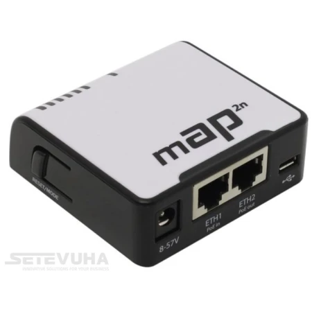 Бездротова точка доступу MikroTik (RBmAP2n)