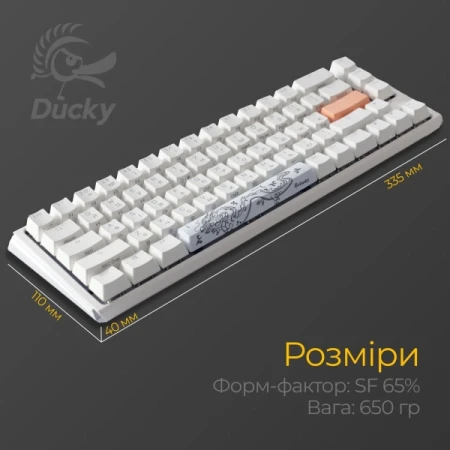 Клавиатура Ducky (DKON2167ST-RUAPXPWWWSC1)