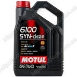 Моторное масло Motul 6100 Syn-clean синтетическое 5W-30 5л (107943)